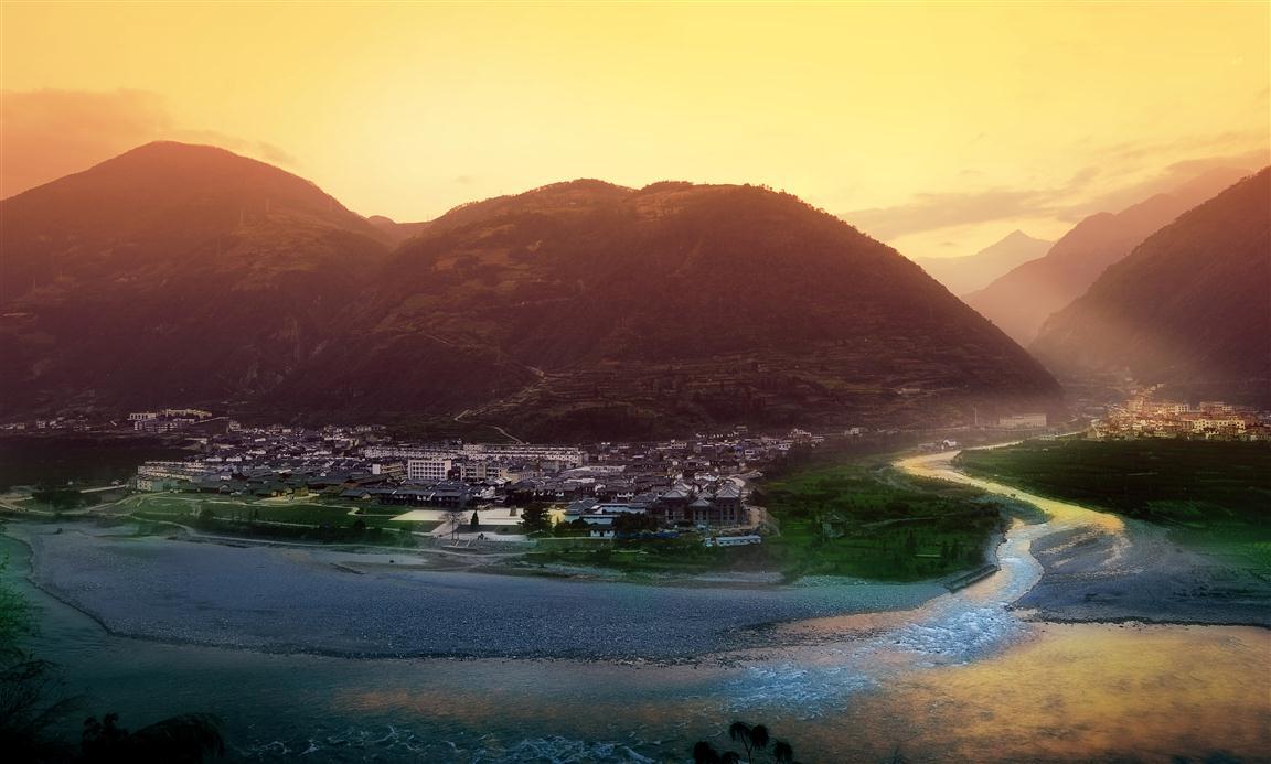 圖為全國重點文物保護單位《紅軍強渡大渡河遺址》。